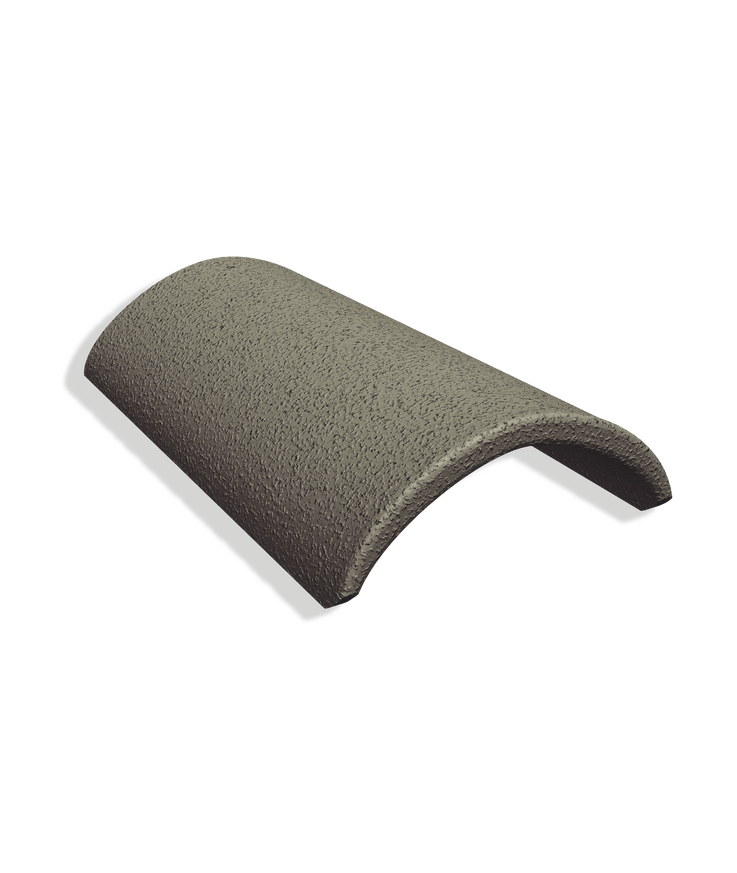 Nockpanna rak struktur Benderit mellangrå 230/250mm